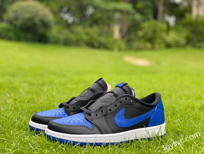 Air Jordan 1 Low 705329-004 Black Blue Y Version