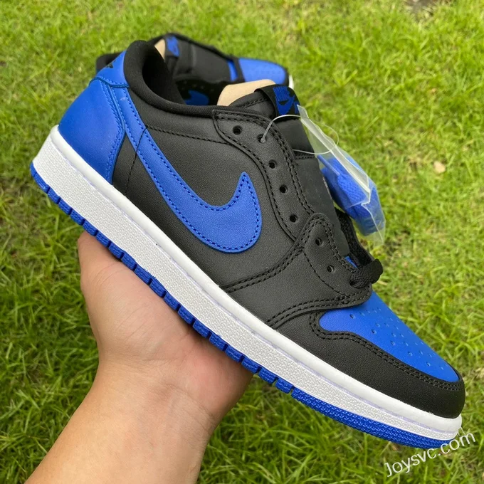 Air Jordan 1 Low 705329-004 Black Blue Y Version