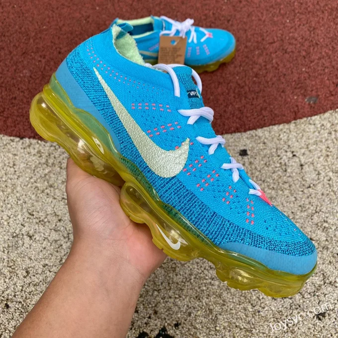 Nike Air VaporMax 2023 Blue Yellow Running Shoes DV6840-003