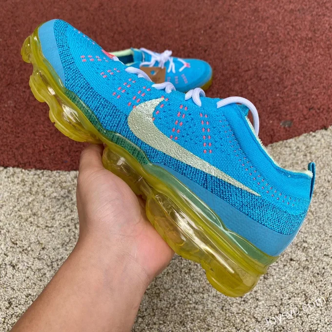 Nike Air VaporMax 2023 Blue Yellow Running Shoes DV6840-003