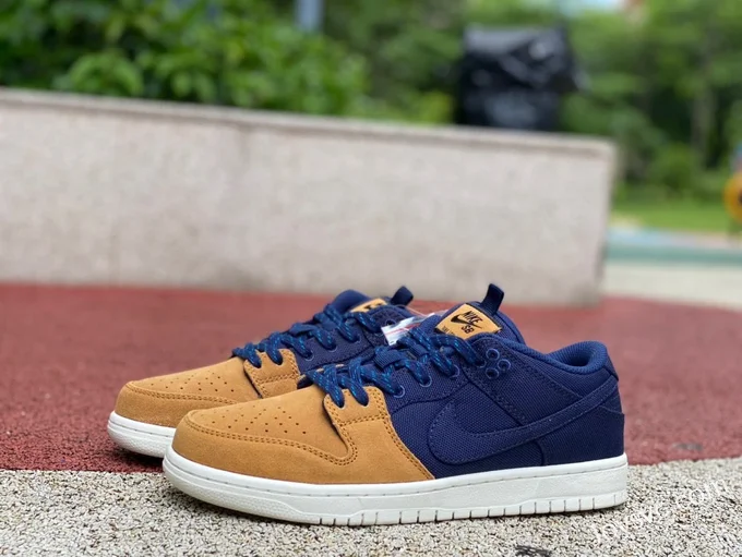 Nike Dunk SB Low PRO PRM Blue Brown Retro Sneakers DX6775-400