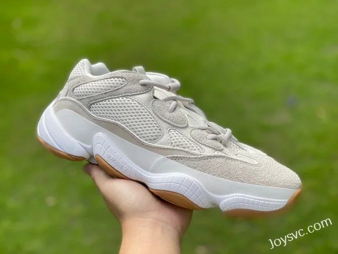 Adidas Yeezy 500 in Bone White with Gum Sole