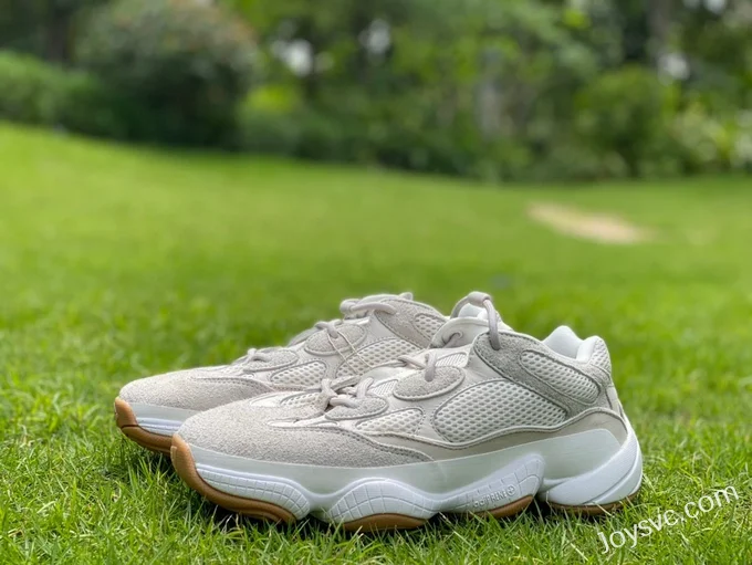 Adidas Yeezy 500 in Bone White with Gum Sole