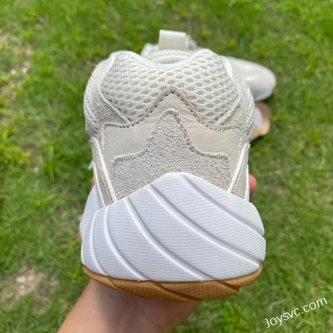 Adidas Yeezy 500 in Bone White with Gum Sole