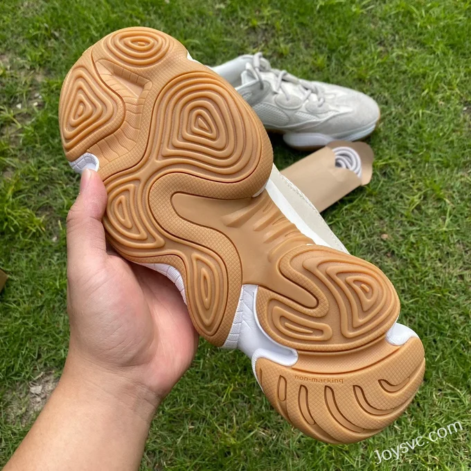 Adidas Yeezy 500 in Bone White with Gum Sole