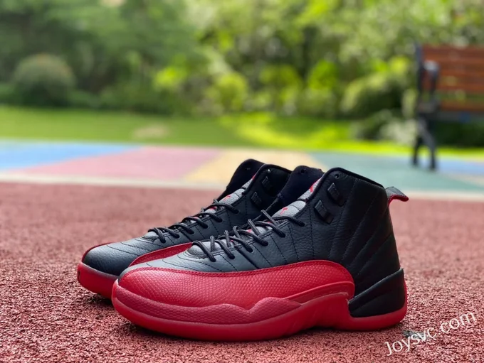 Air Jordan 12 Flu Game Black Red 130690-002