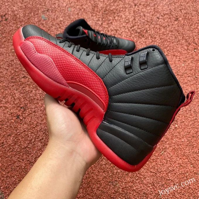 Air Jordan 12 Flu Game Black Red 130690-002