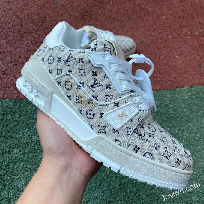 Louis Vuitton Trainer Light Brown Guangzhou Version