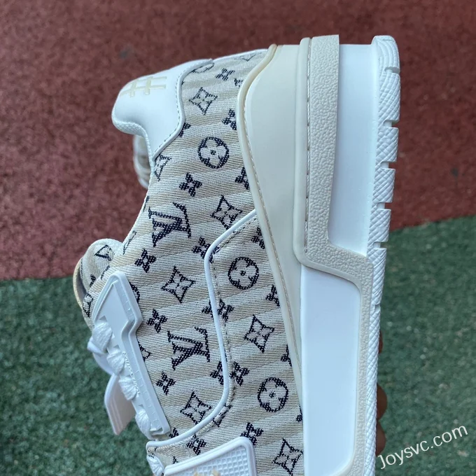 Louis Vuitton Trainer Light Brown Guangzhou Version