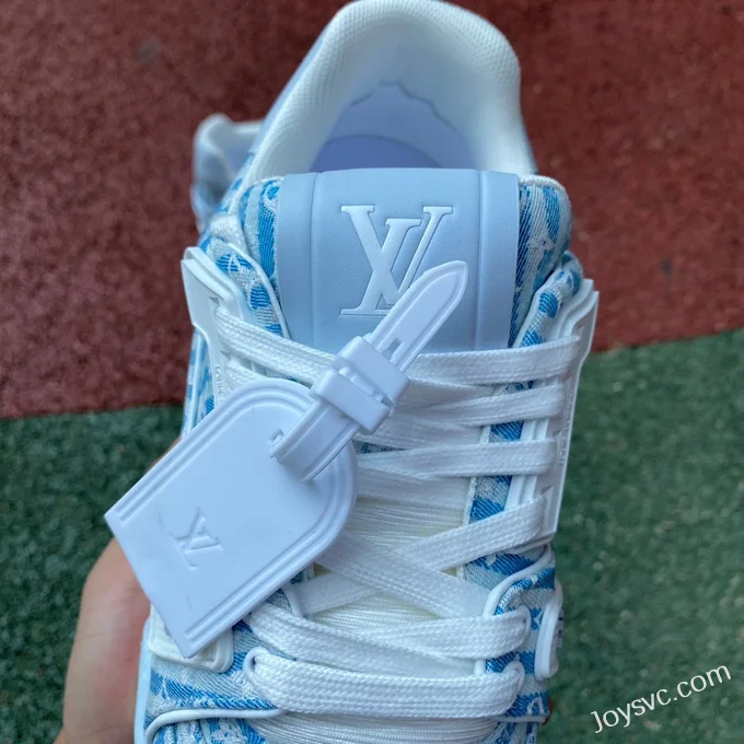 Louis Vuitton Trainer Blue White Guangzhou Version