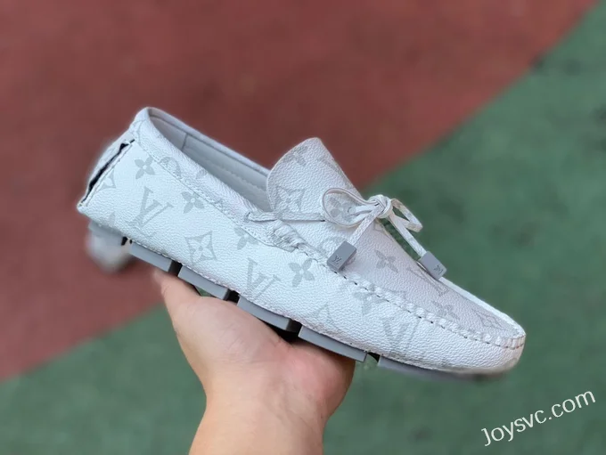 Louis Vuitton Driver White Moccasin