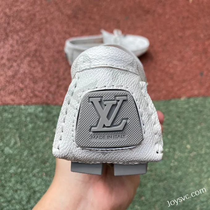 Louis Vuitton Driver White Moccasin