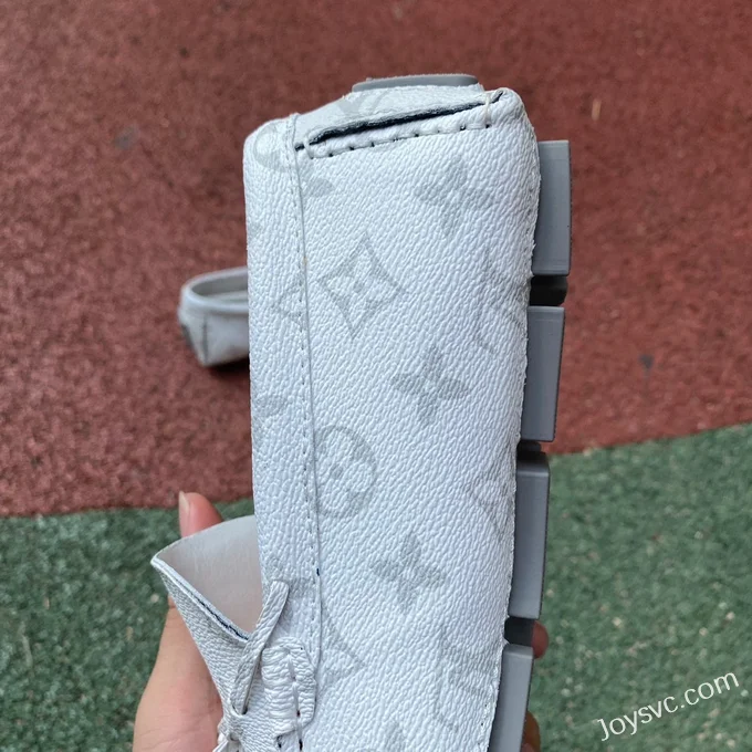 Louis Vuitton Driver White Moccasin