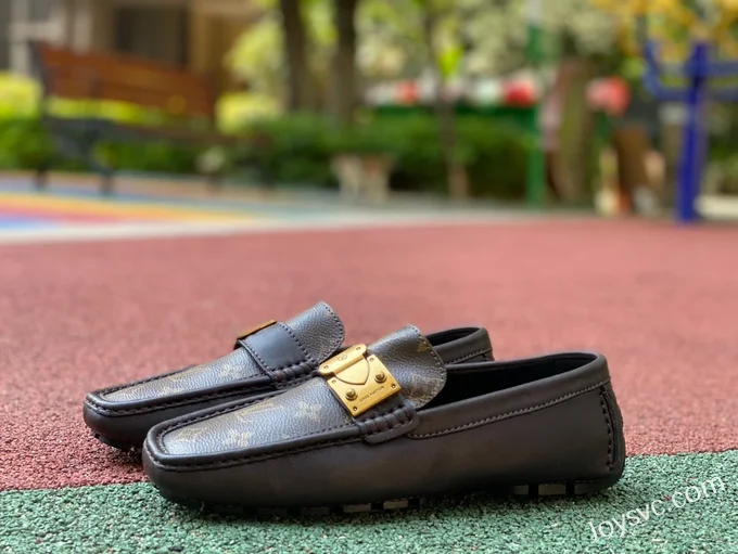 Louis Vuitton Driver Brown Moccasin