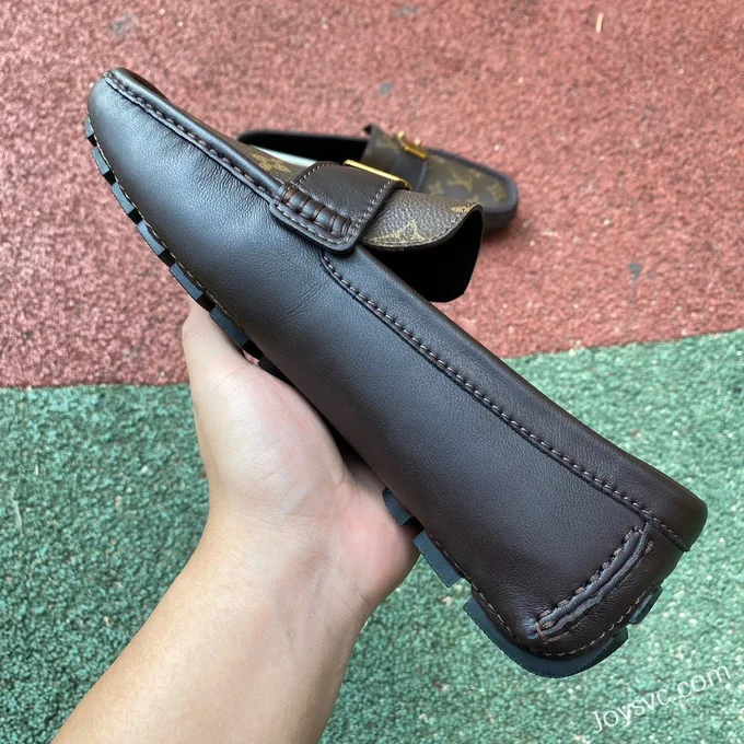 Louis Vuitton Driver Brown Moccasin