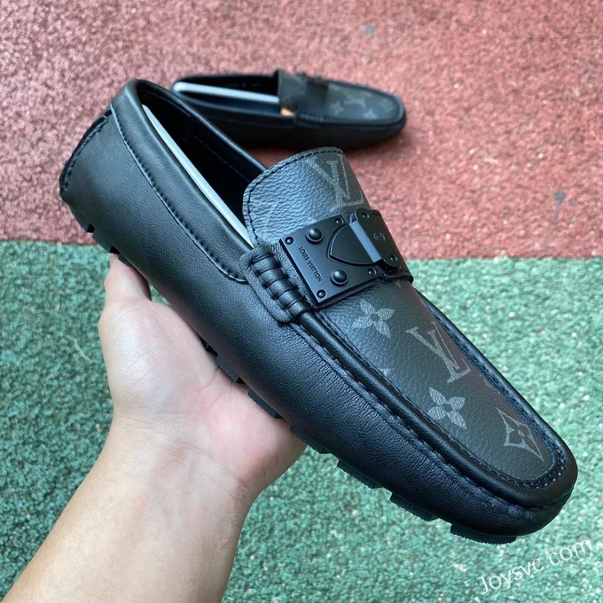 Louis Vuitton Driver Black Moccasin