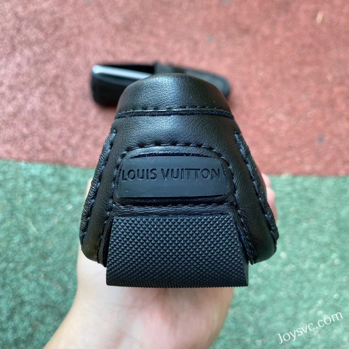 Louis Vuitton Driver Black Moccasin