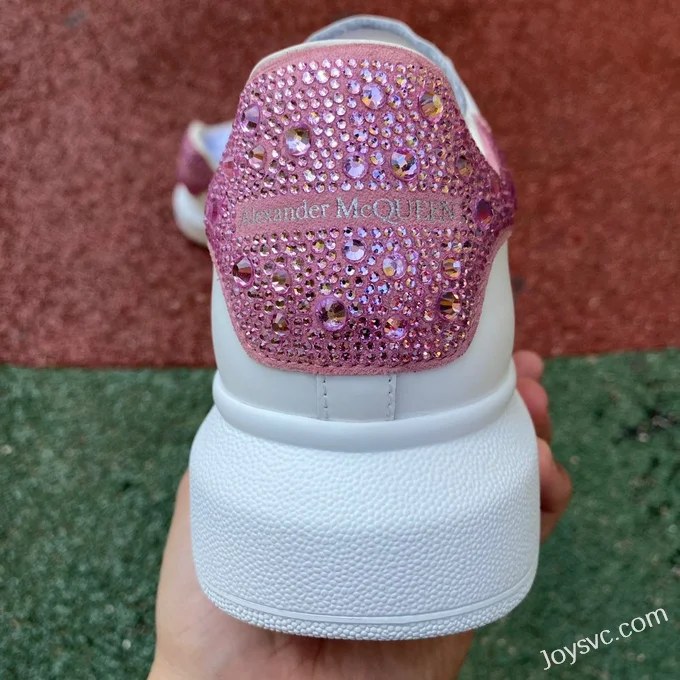 Alexander McQueen Pink Strass Spoiler Casual Sneakers