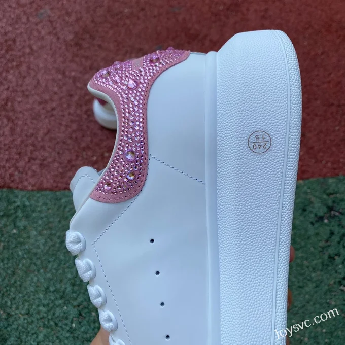 Alexander McQueen Pink Strass Spoiler Casual Sneakers