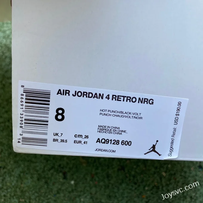 Air Jordan 4 Hot Punch AQ9128-600 Pink