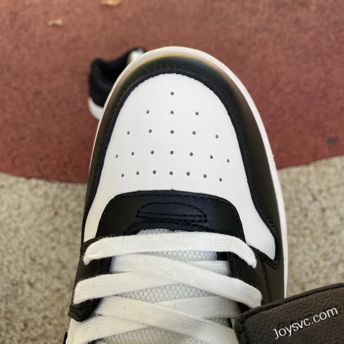 OFF-WHITE Black White Leather Sneakers