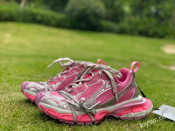 Balenciaga 3XL Pink Silver Pure Original Vintage Dad Shoes 2023