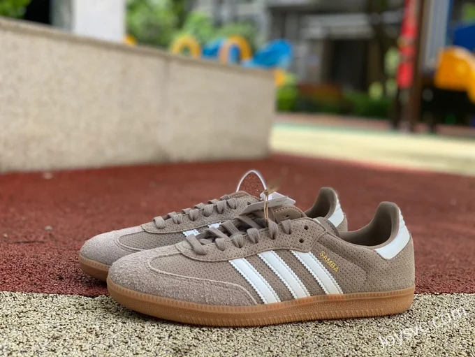 Adidas x KITH Samba Brown Retro Sneakers HP7903