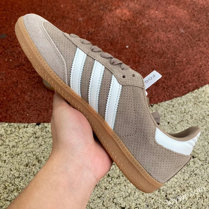 Adidas x KITH Samba Brown Retro Sneakers HP7903