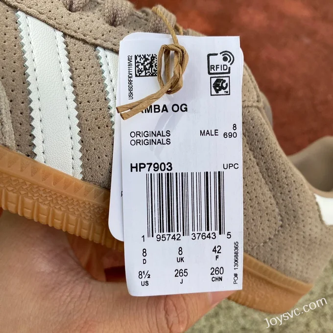 Adidas x KITH Samba Brown Retro Sneakers HP7903