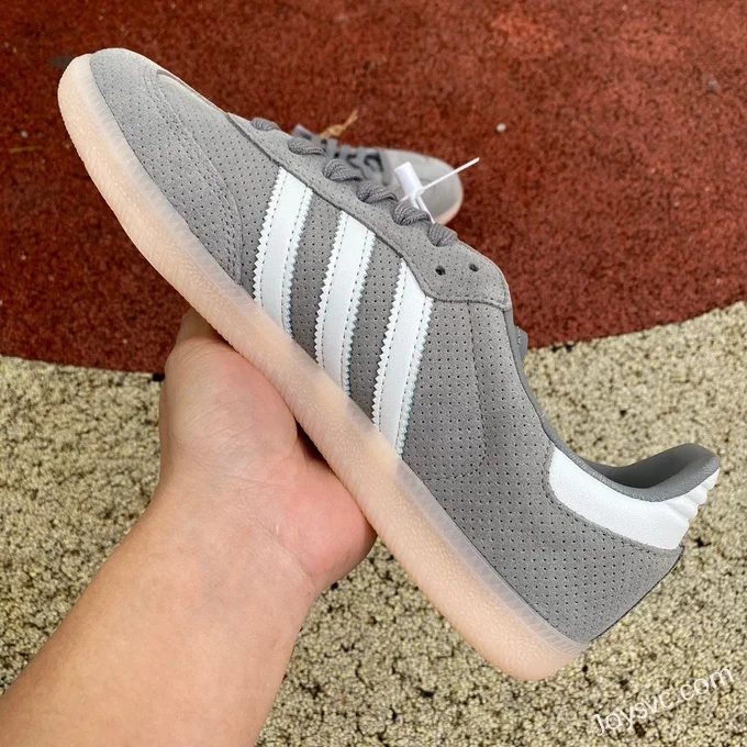 Adidas x KITH Samba Grey Retro Sneakers HP790