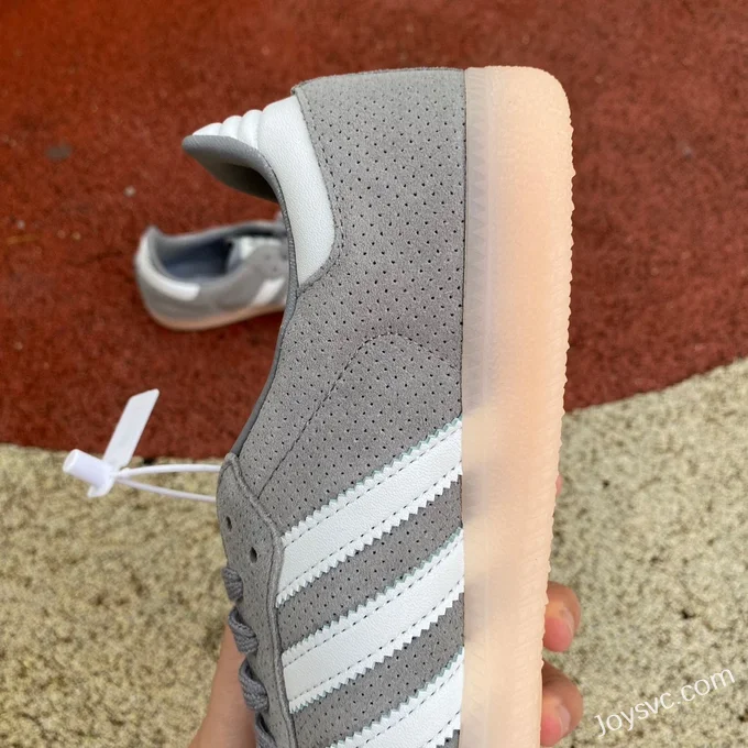 Adidas x KITH Samba Grey Retro Sneakers HP790