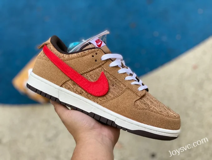 CLOT x Nike Dunk Low 20th Anniversary Cork Retro Sneakers FN0317-121