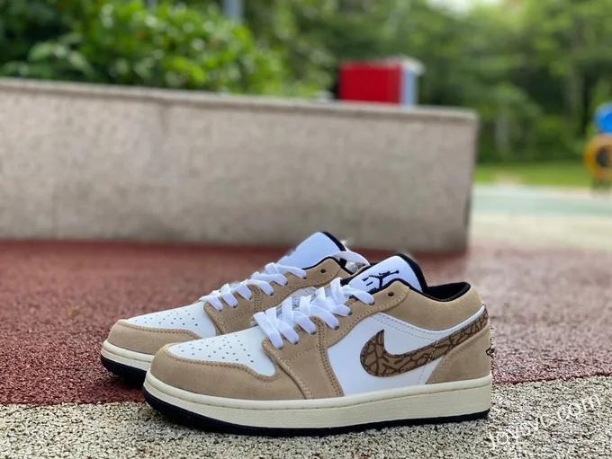 Air Jordan 1 Low DZ4130-201 White Brown Retro