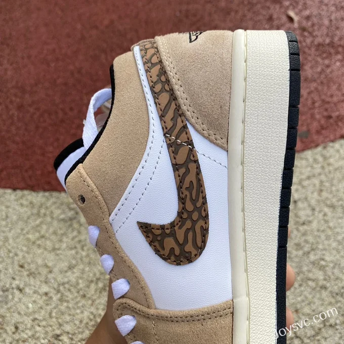 Air Jordan 1 Low DZ4130-201 White Brown Retro