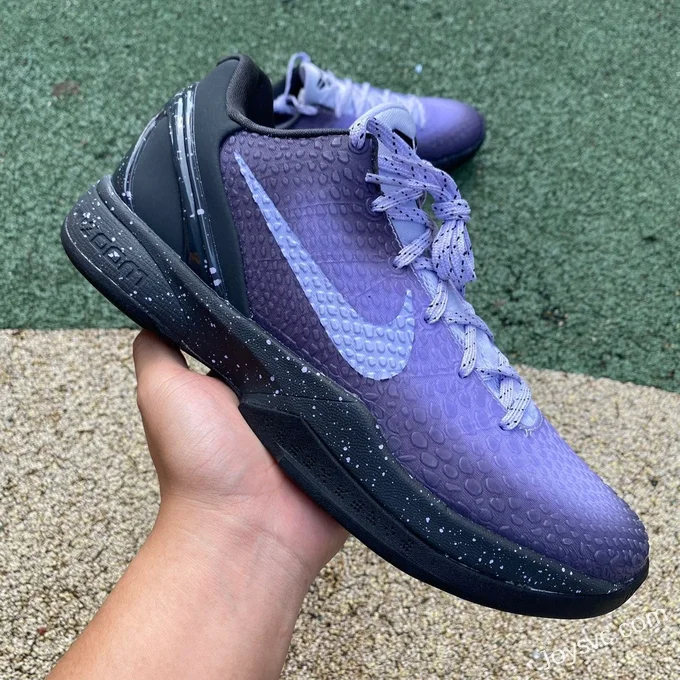 Nike Kobe 6 EYBL - Black Purple Basketball Shoes