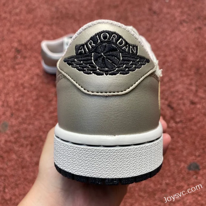 Travis Scott x Air Jordan 1 Low DM7866-815 Denim Ripped Reverse Swoosh