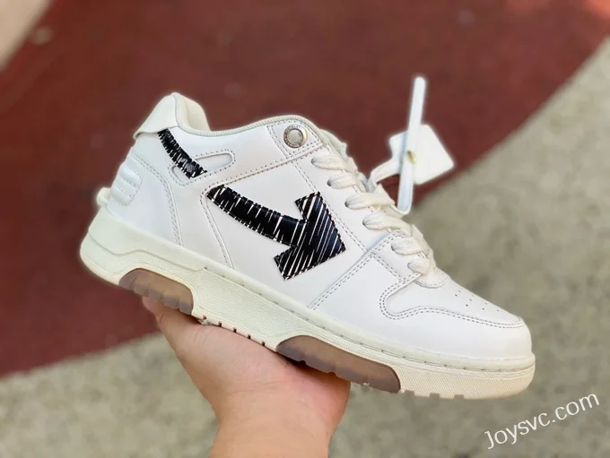 OFF-WHITE White Black Label Rubber Sole Sneakers