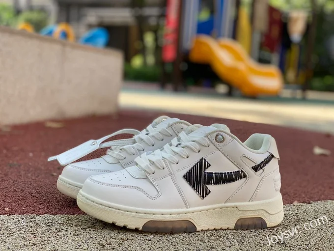 OFF-WHITE White Black Label Rubber Sole Sneakers