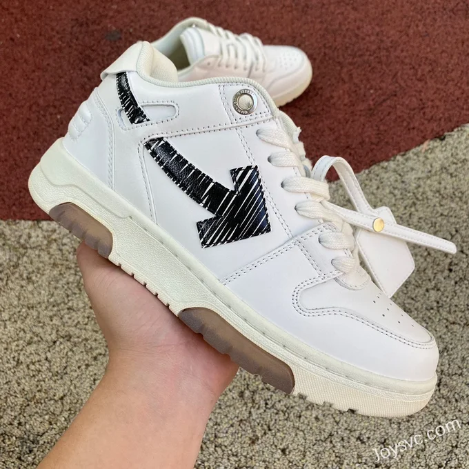 OFF-WHITE White Black Label Rubber Sole Sneakers