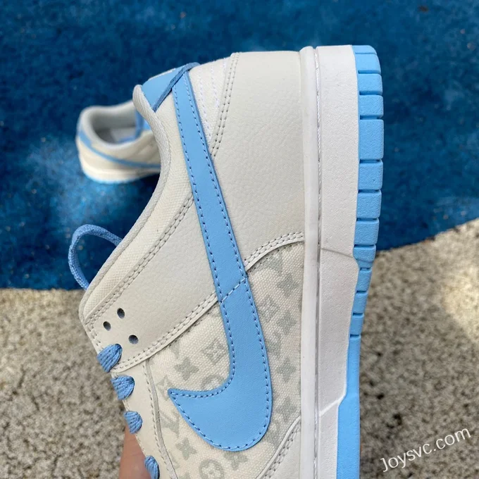 Nike Dunk Low x Louis Vuitton White Blue XD1688-011