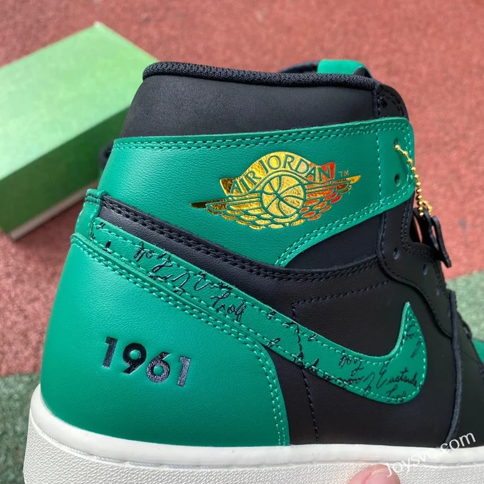 Eastside Golf x Air Jordan 1 High Golf FJ0849-001 Black Green 1961