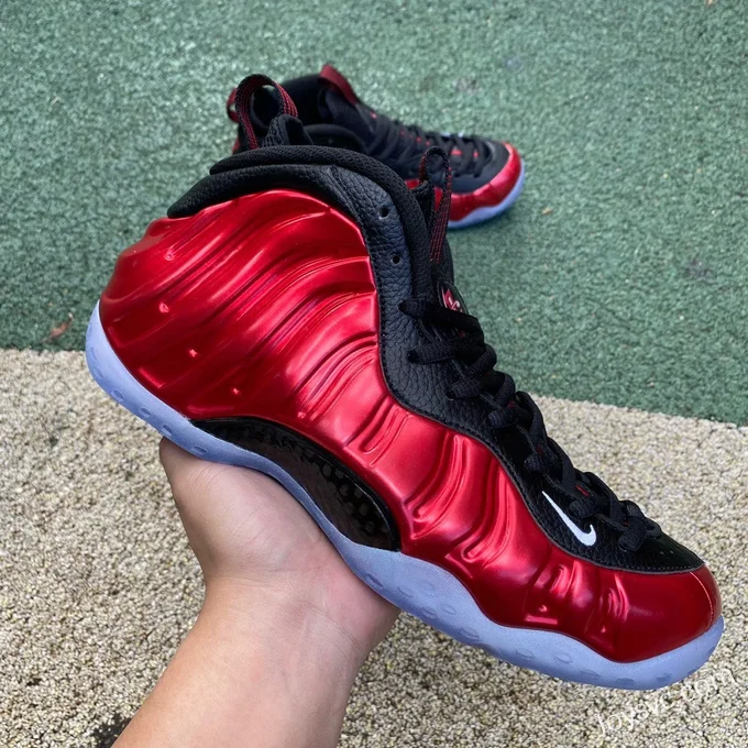 Nike Foamposite One Sneakers in Metallic Red