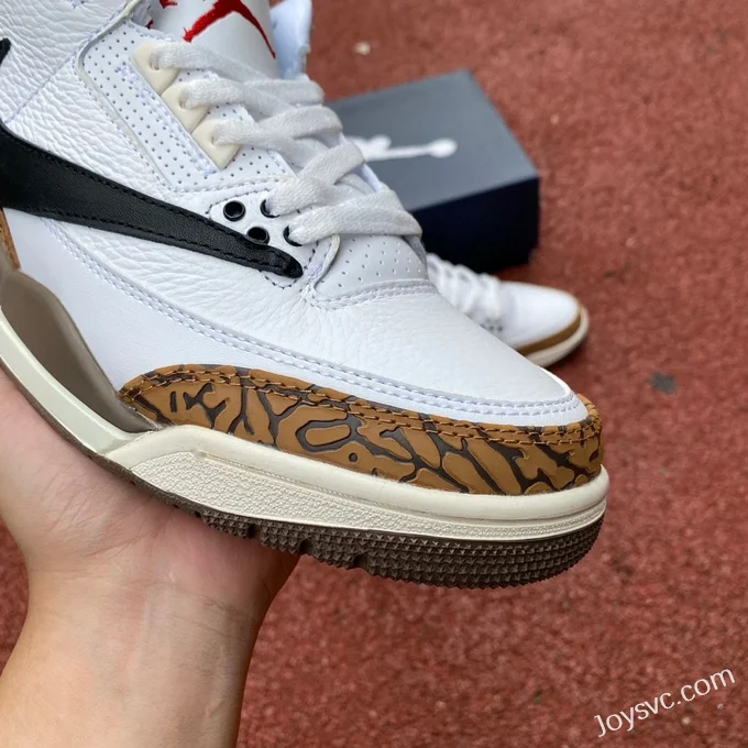 Air Jordan 3 x Travis Scott CT8532-120 White Brown