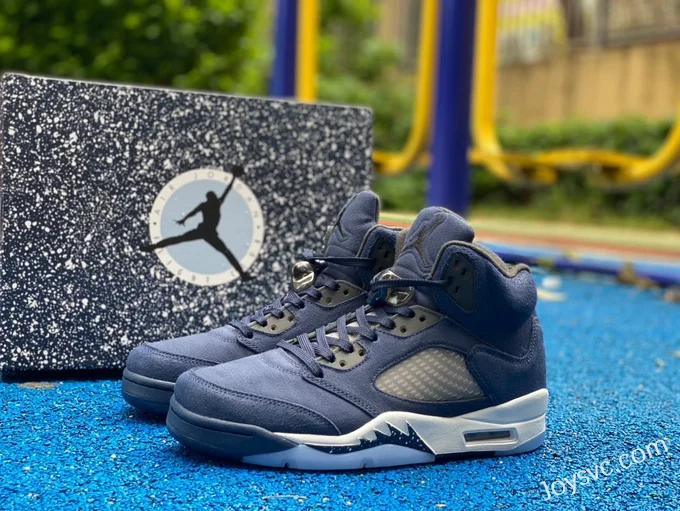 Air Jordan 5 Midnight Navy Retro Basketball Shoes FD6812-400