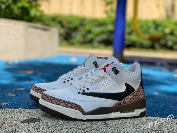 Air Jordan 3 x Travis Scott 136064-168 White Brown