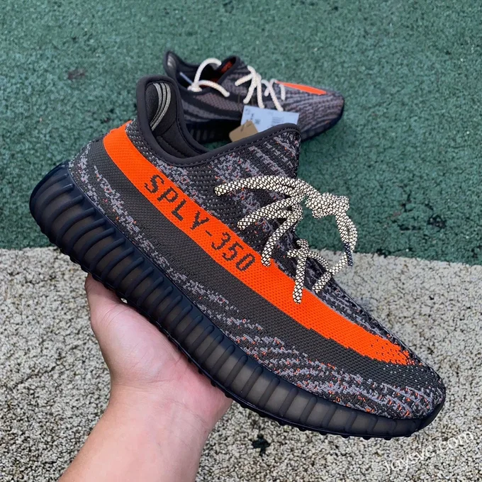 Adidas Yeezy Boost 350 V2 in Grey and Orange