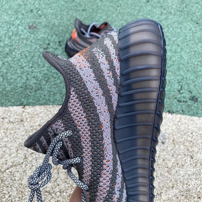 Adidas Yeezy Boost 350 V2 in Grey and Orange