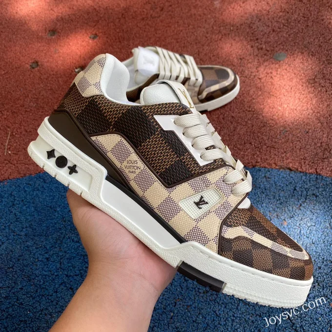 Louis Vuitton Trainer Checker Print Disruptive Version