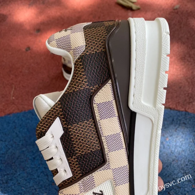 Louis Vuitton Trainer Checker Print Disruptive Version