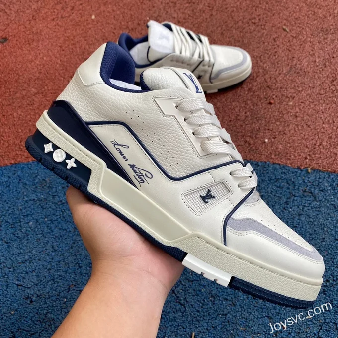 Louis Vuitton Trainer White Navy Disruptive